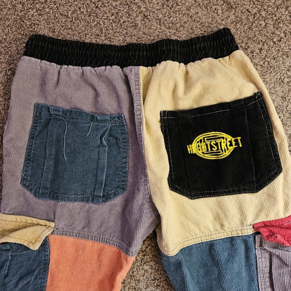 Colorblock Patchwork Streetwear Joggers - Picture 8 of 8